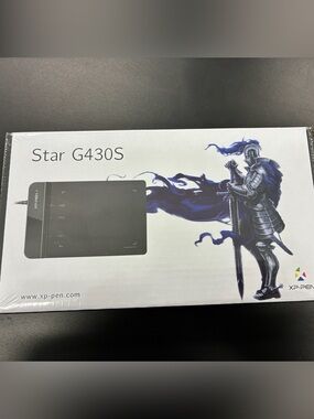 NWT Star G430S Black Graphics Drawing Tablet - Compact Pen Tablet
